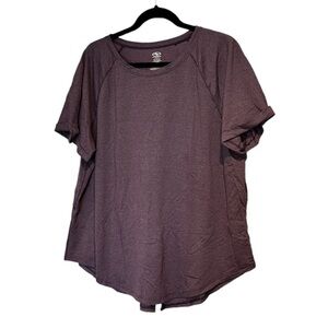 Textured Active Top with Open Back